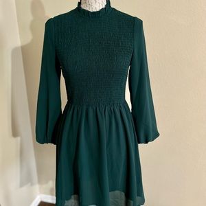 Boho Green Dress